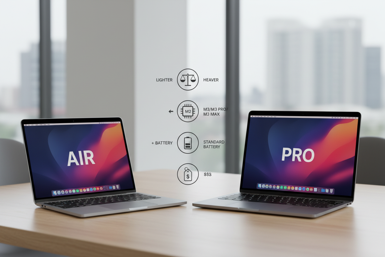 MacBook Air vs MacBook Pro: Which One Is Better for Students and Professionals?